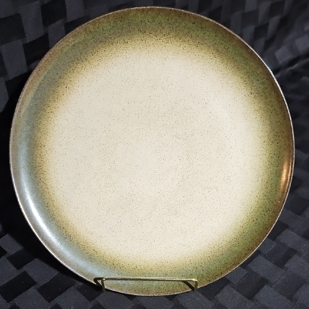 VTG MCM Heath Coupe Line Pottery Sea & Sand Ceramic Dinner Plate, Discontinued